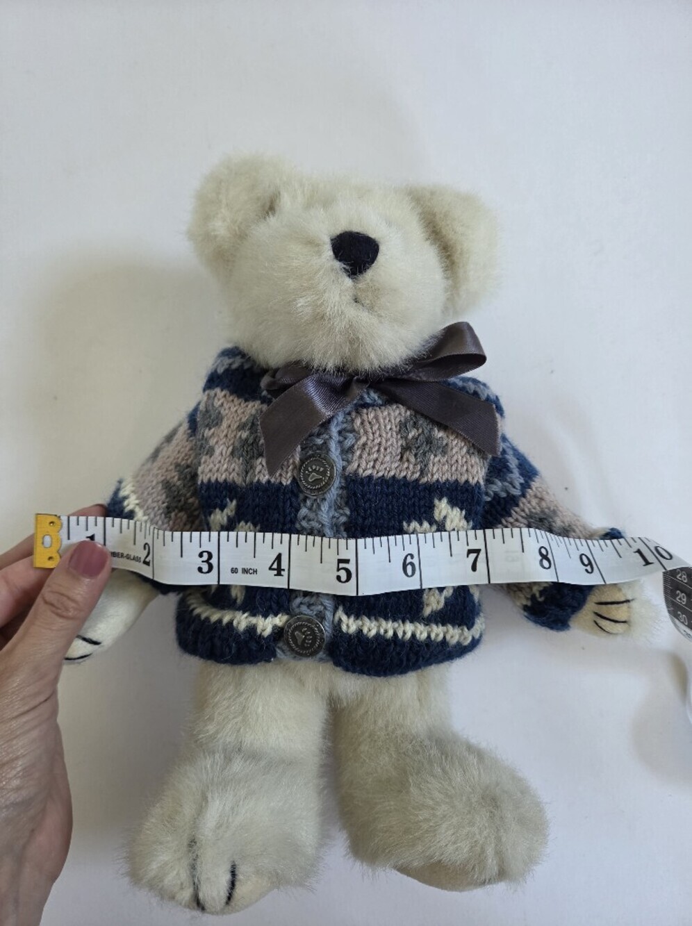 NWT VTG Boyds Bears Thor M Berriman Plush Blue Eyes Jointed 12" - Picture 8 of 8